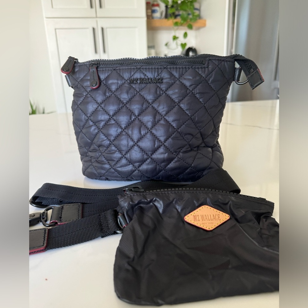 MZ WALLACE Metro Scout Black Crossbody Bag LIKE NEW
